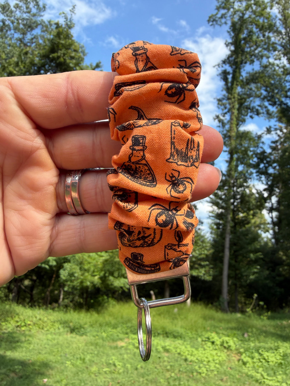 Spooky Potion Scrunchie Wristlet
