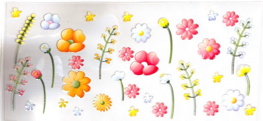 Spring florals glass can 16oz