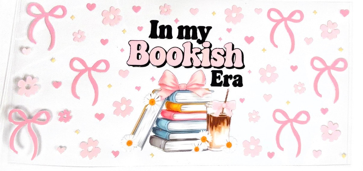 Bookish Era 16oz Glass Can