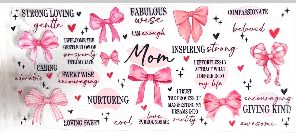Mom Affirmation Glass Can 16oz