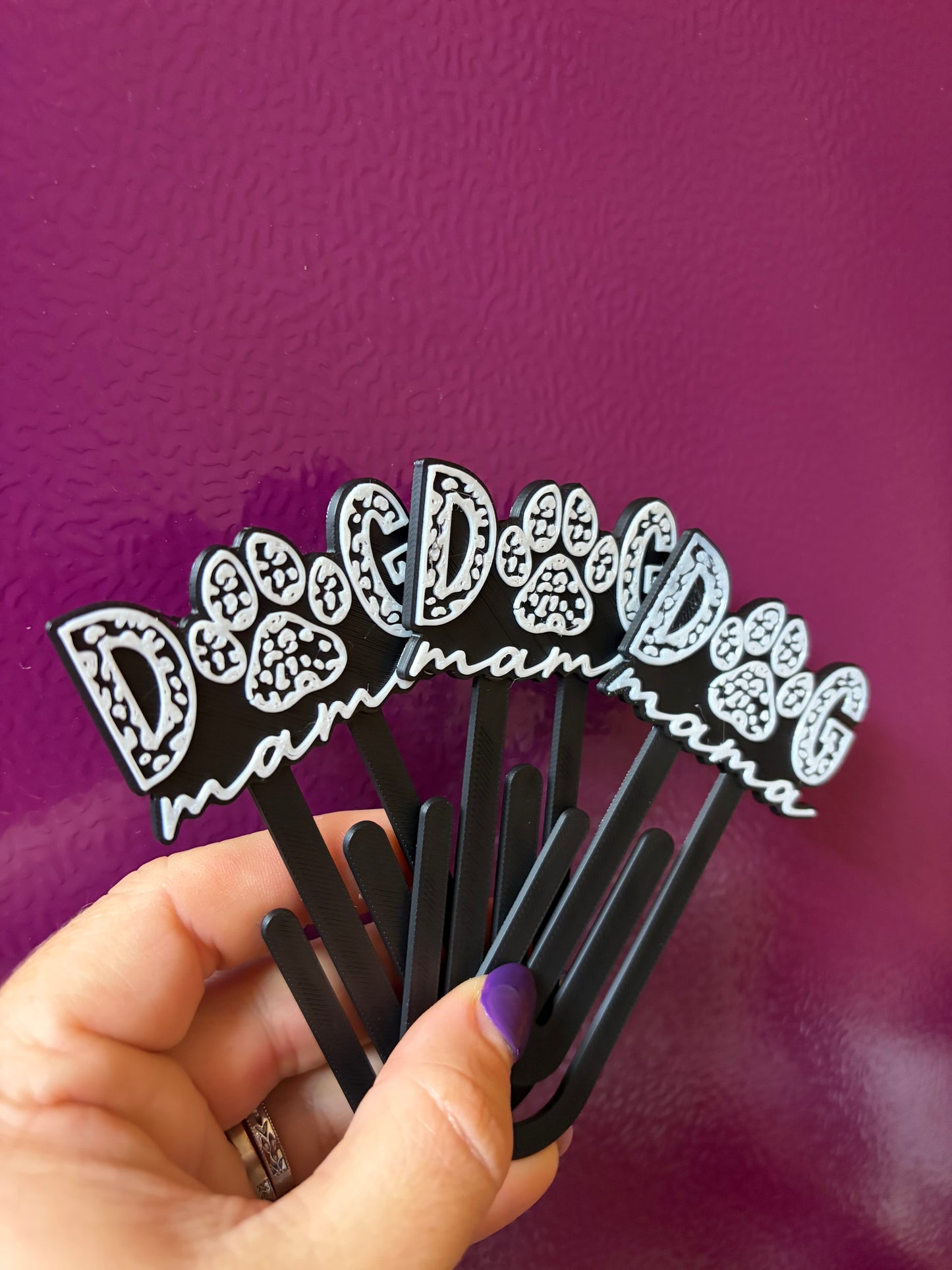 Dog Mom Bookmark Paperclips